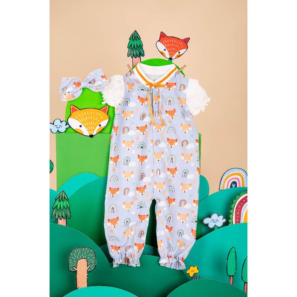 Fox Look4 ชุดรอมฟ้า ( Defect )