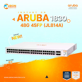 [เเถม Gift Voucher 200 บาท] ICT SPEC SWITCH (สวิตช์) ARUBA INSTANT ON 1830 48G 4SFP (JL814A) ประกัน LT