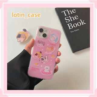 🎁ส่งของขวัญ🎁เคสไอโฟน สำหรับ 11 13 for iPhone Case 14 12 Pro Max น่ารัก การ์ตูน แฟชั่น แมว กันกระแทก ปกป้อง เคสโทรศัพท์