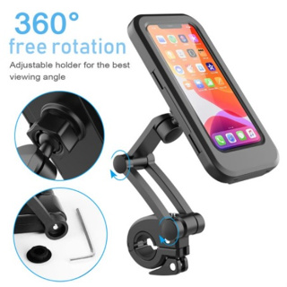 ส่งด่วน Water Proof Phone Holder ที่ใส่โทรศัพท์มือถือกันน้ำ ที่ยึดโทรศัพท์สำหรับมอเตอร์ไซด์และจักรยาน