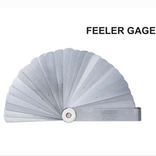 ฟิลเลอร์เกจ 3" (75mm) 25 ใบ 0.04-1.00mm Feeler Gage 3" NSIZE 4601-25 ฟิลเลอเกจ