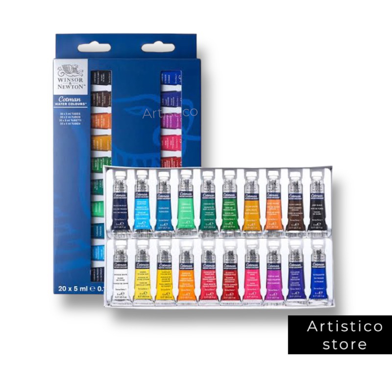 สีน้ำ Winsor & Newton cotman watercour set