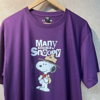 T-Shirt Snoopy สีม่วง