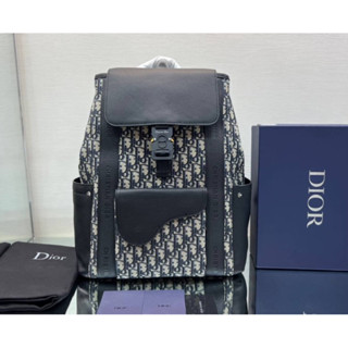 DIOR Saddle Backpack (Ori)เทพ 📌size 32x45x16 cm. 📌สินค้าจริงตามรูป งานสวยงาม หนังแท้