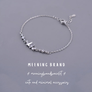 MeeningBrand ❥ สร้อยข้อมือเงิน KERA [01-0112]