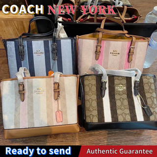 พร้อมส่ง🌟แท้ 💯%Coach กระเป๋าถือ กระเป๋าถือสตรี mollie25 กระเป๋าช้อปปิ้งผู้หญิง กระเป๋าสะพายข้างผู้หญิง