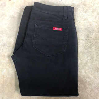 กางเกงขายาว DICKIES GENUINE MADE IN VIETNAM Sz.0 97% COTTON 3% SPANDEX