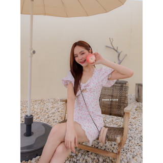 แท้💯🌼ส่งต่อ XS JOOBS STUDIO 🌸 pink #JBS951 Posy Daisy Dress