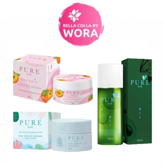 PURE ครีมทาบำรุงรักแร้ 50 g./PURE ORGANIC DEODORANT BRIGHTENING (50g.)/ออยเพียว Pure Oil (100 ml.)