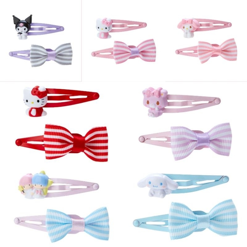 กิ๊บ กิ๊บติดผม กิ๊บคู่ hair clip Sanrio สินค้านำเข้าจากประเทศญี่ปุ่น