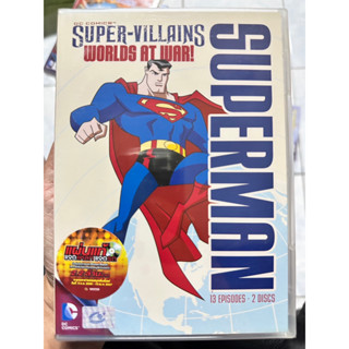 DVD 2 Disc : Superman Super-Villains: Worlds at War! ซูเปอร์แมน กับสุดยอดวายร้าย: ศึกกู้วิกฤติโลก " DC Comic Animation "