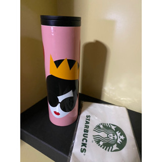 alice + olivia &amp; Starbucks® Tumbler ทัมเบลอร์แสตนเลสสตีลทรงทรอยที่ได้รับความนิยมสูงสุด เอกลักษณ์ของ alice + olivia