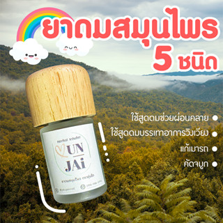 พร้อมส่ง!! ยาดมสมุนไพร 5 ชนิด🌿 ฝาไม้ สไตล์มินิมอล ยาดมไม้สมุนไพรหอม สูตรดั้งเดิม Herbal Inhaler ช่วยผ่อนคลาย