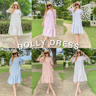 PYCK CLOTHING | DOLLY DRESS เดรสชายระบาย เดรสแขนตุ๊กตา น่ารักสไตล์เกาหลี