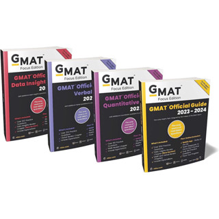 (เล่มจริง แท้ถูกลิขสิทธิ์)GMAT OFFICIAL GUIDE 2023-2024 BUNDLE : BOOKS + ONLINE QUESTION BANK