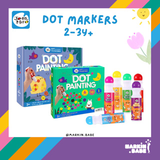Joan Miro I Dot Painting Colors Set 2Y+ ชุดปากกาแต้มสี สีสำหรับเด็ก ของเล่นเสริมพัฒนาการเด็ก 2-3 ขวบ I MARKIN.Babe