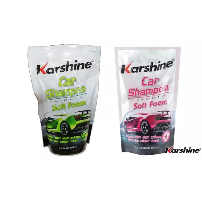 kashine น้ำยาล้างรถบรรจุถุงละ 650มล.2ถุง/3ถุง
