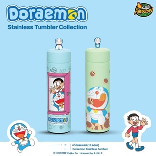 💙“Doraemon Stainless Tumbler Collection Exclusive for Café Amazon”  แก้วสเตนเลสเก็บความเย็นโดเรมอน