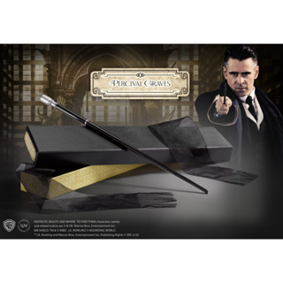 Noble Collection Fantastic Beasts Percival Graves Wand with Ollivanders Box