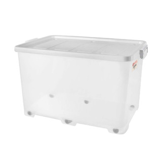 JCJ กล่องอเนกประสงค์มีล้อ 100L No.5119 สีขาว