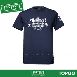 7th Street เสื้อยืด แขนสั้น แนวสตรีท รุ่น EST.1983 (กรม) EST016 ของแท้