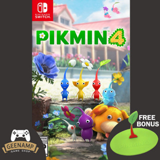 (โค้ดshopee 20DDXTRA915 ลด20%) NSW [มือ1] PIKMIN 4 (US/MSE)(EN)*มีของแถม* - Nintendo Switch