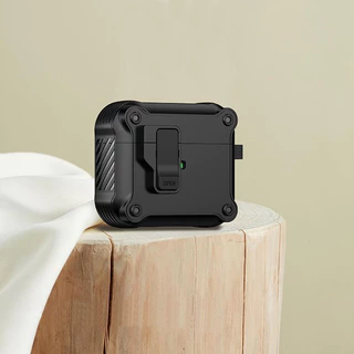 เคส AirPods และ AirPods Pro ทุกรุ่น (Pro2/4/3/2/1) มีระบบล็อค Lock พร้อมห่วงคล้อง เคสแข็ง กันกระแทก