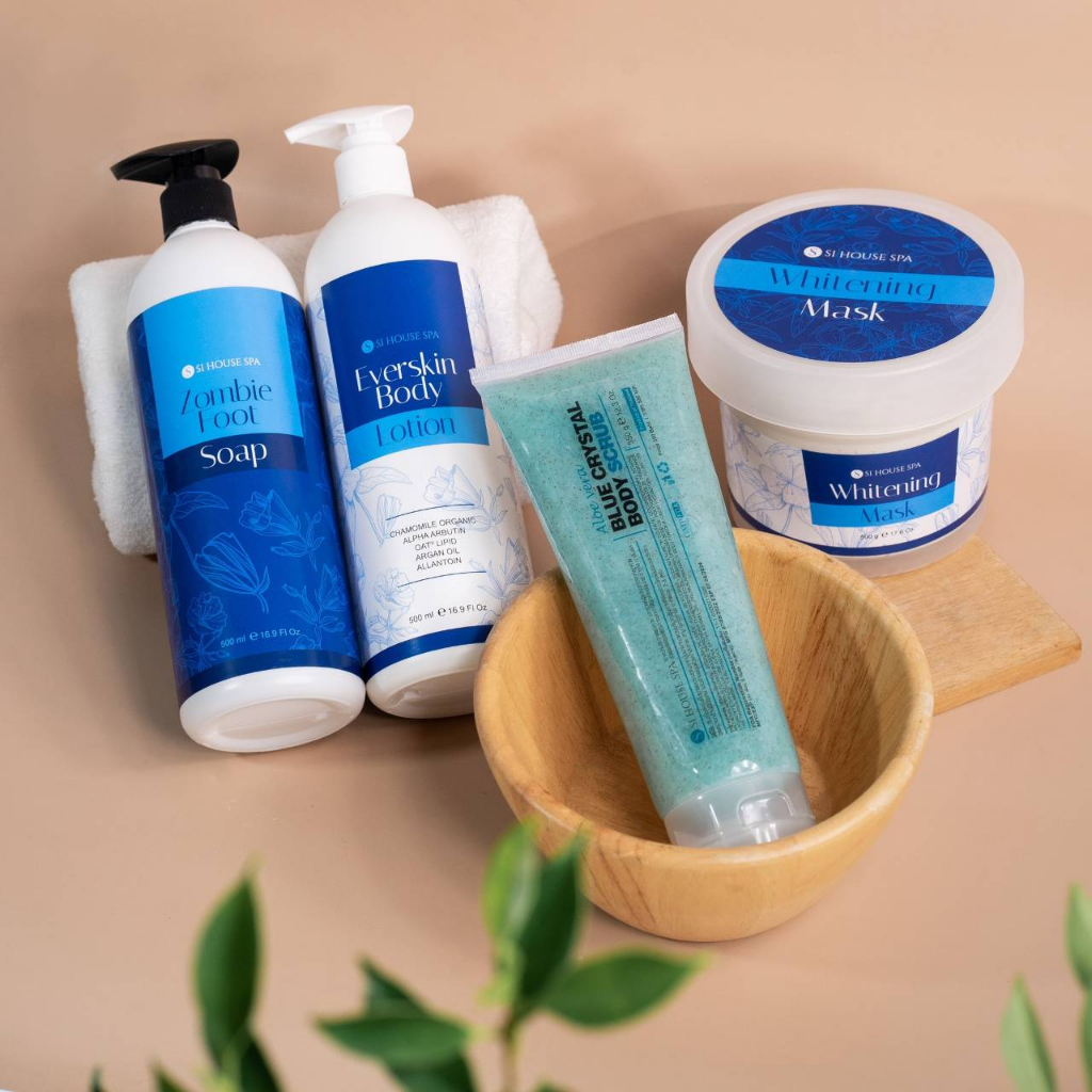 เซตสปา 4 สเตป Si House Spa ขนาด 500g. กลิ่นหอมละมุน คุณภาพสูง ราคาดีงาม สินค้าพร้อมส่ง