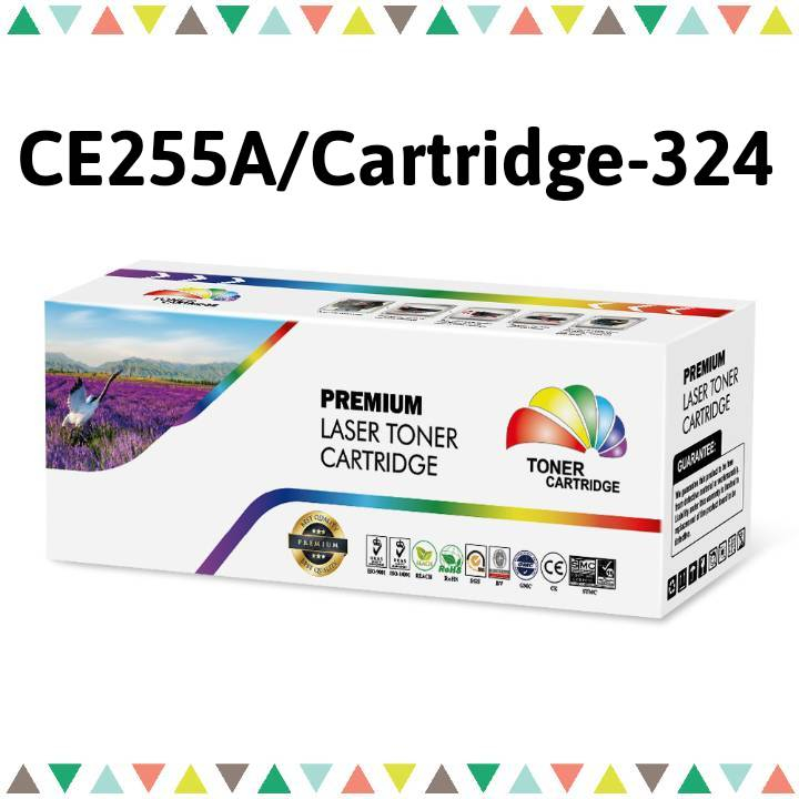 CE255A/CART-324 (6k) Color box ดำ  LaserJet P3010/P3015/P3015d/P3015dn/P3015x, Canon i-SENSYS LBP675