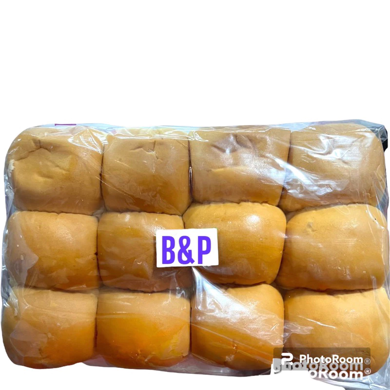 ขนมปังแพกลม 1 แเพ 12 ลูก
