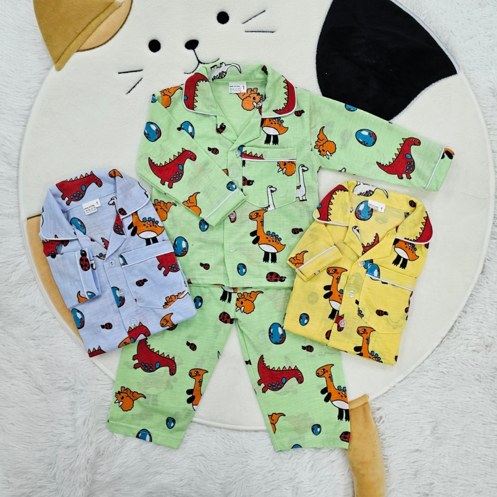 ชุดนอนเด็กผ้าคอตตอน เนื้อผ้านิ่ม ใส่สบาย ไม่ร้อน สินค้ามีสต๊อกพร้อมส่ง - รูปที่ 2
