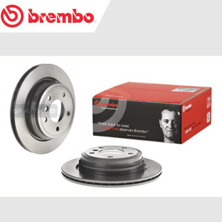 BREMBO จานเบรคหลัง BMW X1 E84 (18i 20d) (HC) 10-&gt; / 09 B338 21 / ราคา 1ใบ