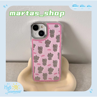 ❤️ส่งของขวัญ❤️ เคสไอโฟน 11 12 13 14 Pro Max รูปหัวใจ สาวน่ารักหัวใจ พื้นผิวกระจก แฟชั่น Case for iPhone สาวน่ารักหัวใจ