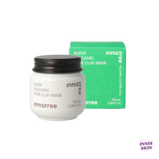 (แท้/พร้อมส่ง) Innisfree Super Volcanic Pore Clay Mask 100ml (NEW 2023)