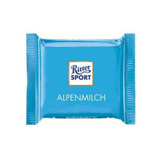 Ritter Sport Mini Alpine Milk ริตเตอร์ สปอร์ต มินิ อัลไพน์มิลค์ 16.5 กรัม (g.) BBE:08/11/2023