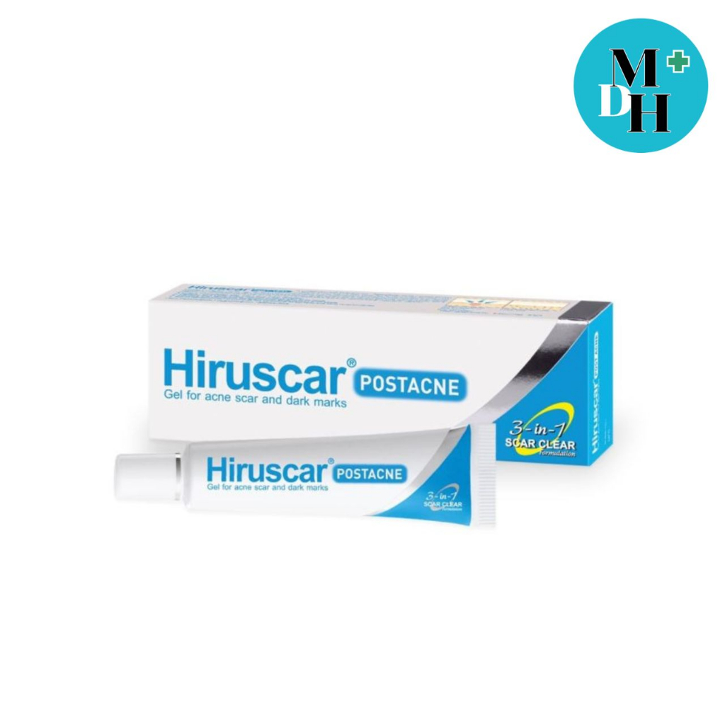 Hiruscar Postacne Gel ฮีรูสการ์ เจลใส แต้มแผลเป็นจาก สิว เจลลดรอยสิว ขนาด 5 กรัม จำนวน 1 หลอด 12303