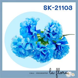 Blue flowers set เซ็ตดอกไม้สีฟ้า ดอกไม้ปลอม ดอกไม้ประดิษฐ์ ตกแต่งบ้าน ช่อดอกไม้ DIY พร๊อพถ่ายรูป