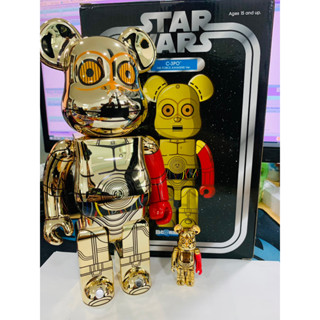 Be@rbrick STAR WARS C3PO THE FORCE AWAKENS 400%+100% ของแท้ครบกล่อง