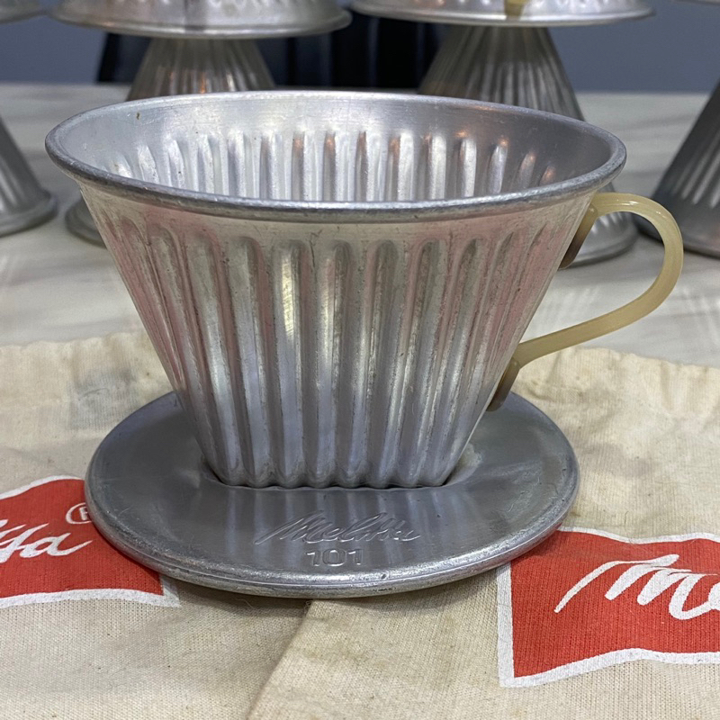 Melitta Dripper 101 aluminium 1954-1963 Made in Germany