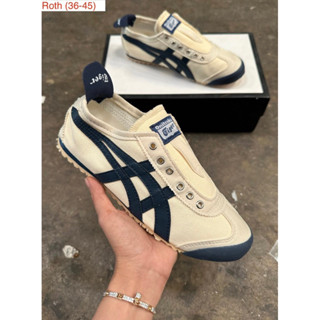 รองเท้าผ้าใบOnitsuka แบบผ้าทรงสวมไม่ผูกเชือก มีหลายสี size36-45