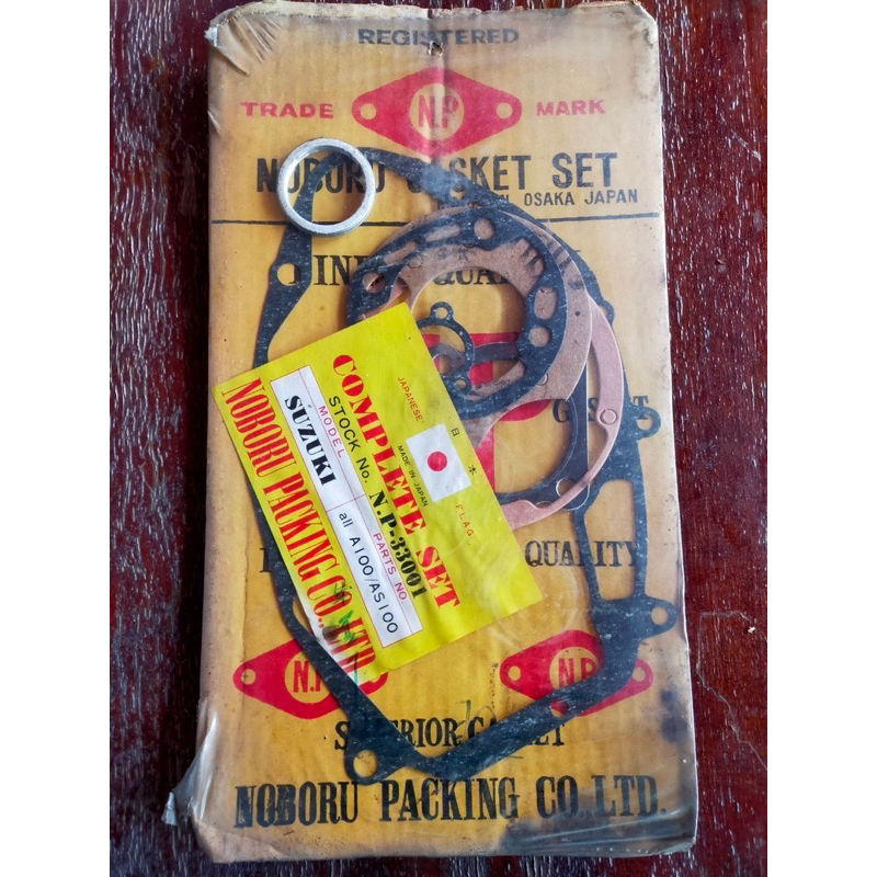 ปะเก็น เครื่องชุดใหญ่ Suzuki K10P K11P K15P TS100C TS125C A70 U70 A100 A100AS FR80 แท้ญี่ปุ่น Made i