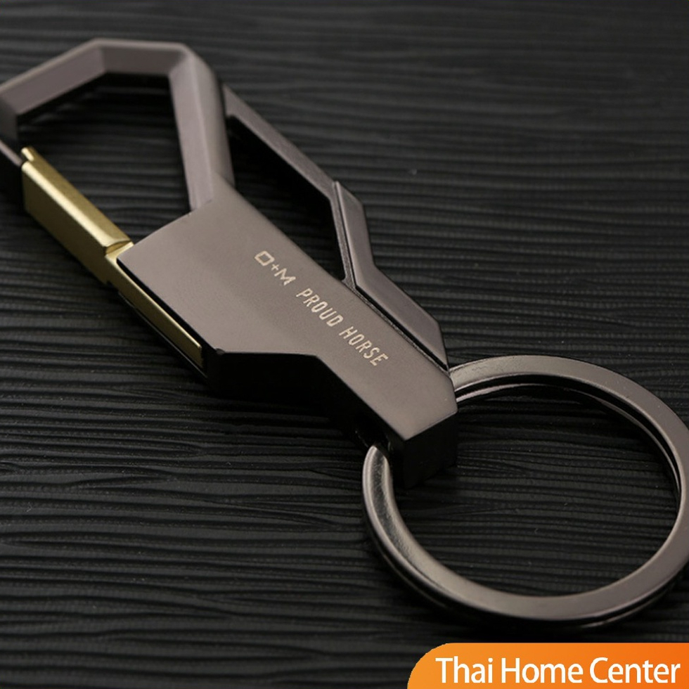 ที่ล๊อคพวงกุญแจโลหะ สำหรับห้อยงกุญแจ  1 ชิ้น Keychain