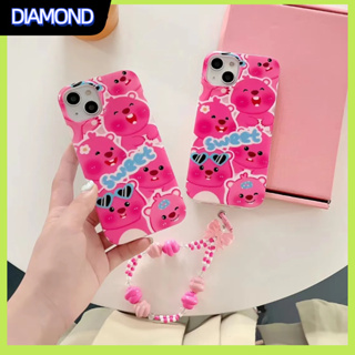 💲คูปองเคลม💲เคสไอโ case for iphone 11 12 สวมแว่นตา loopy เคส 14 13 12 11 pro max ซิลิโคนเหลวป้องกันการตกหล่น