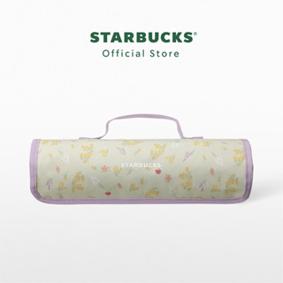 Starbucks Wild Flower Light Weight Picnic Mat เสื่อสตาร์บัคส์ A11143793