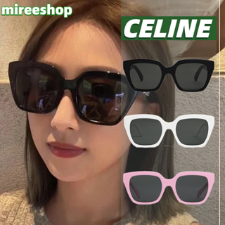 🍒เซลีน Celine แว่นกันแดด CELINE MONOCHROMS 03 ผลิตจากอะซิเตท Sunglasses