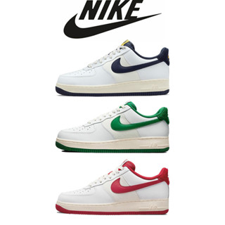 Nike Air Force 1 Low 07 LV8สไตล์ถนนทนต่อการสึกหรอและป้องกันการลื่นรองเท้าลำลองสำหรับผู้ชายและผู้หญิง