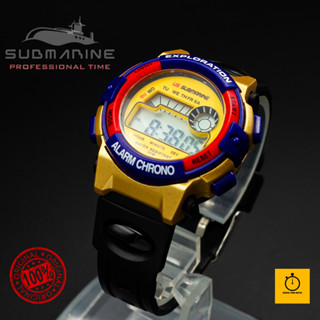 (สินค้าแท้ 100%) US SUBMARINE นาฬิกาข้อมือผู้หญิงระบบ DIGITAL กันนํ้า สายยางสีดำหน้าปัด คลาสสิค 36mm (พร้อมจัดส่งทันที)