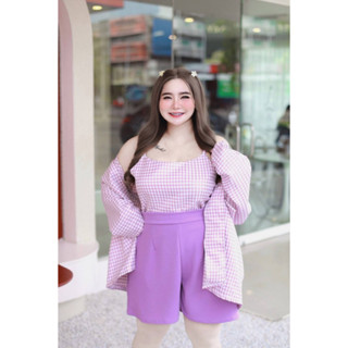 🔥Plussize🔥ชุดเซทเสื้อสูท+กางเกงคนอ้วน🔥   L อก 40-46 เอว 34-42        XL อก46-52 เอว 40-48