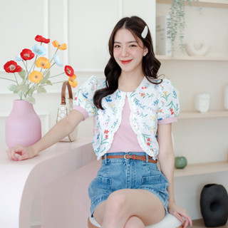 01-279 Botanic Lindy Blouse - 5 ไซส์