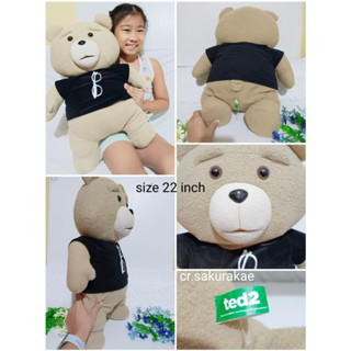 (พร้อมส่ง) ตุ๊กตาหมีเท็ด Ted bear ตุ๊กตาหมีมือสอง ตุ๊กตาลิขสิทธิ์แท้  ตุ๊กตาผ้า